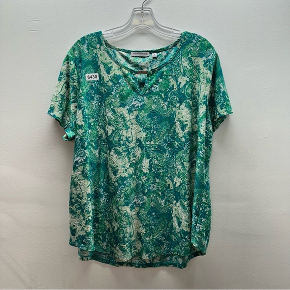 Notations 1x 24 P2P 26-1/2 length preowned no flaws blouse - Picture 2 of 9